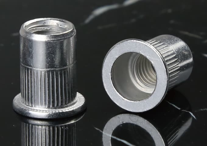 Aluminum Flat Head Knurled Body