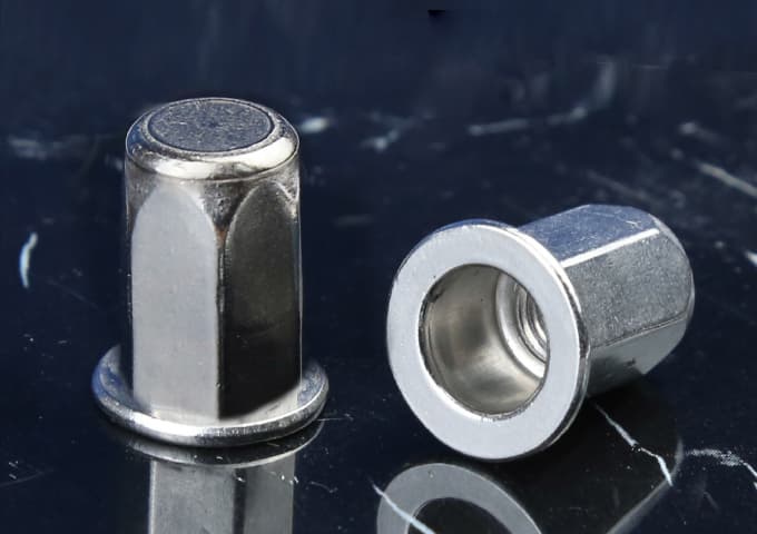 Stainless Steel Flat Head Full Hex Body Closed End